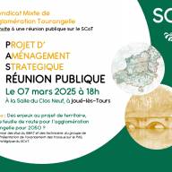 Réunion publique du SMAT le 07/03/2025 à 18h00 - Projet d'aménagement stratégique