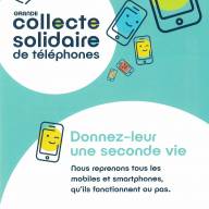 Collecte solidaire des téléphones portables usagés