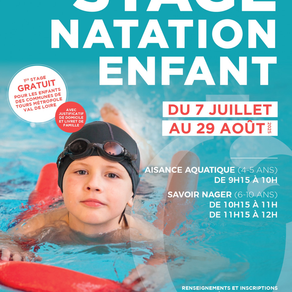 Vacances estivales : stages de natation gratuits