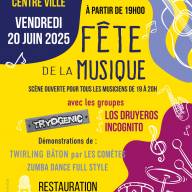 Fête de la musique - 20 juin 2025 à partir de 19h00